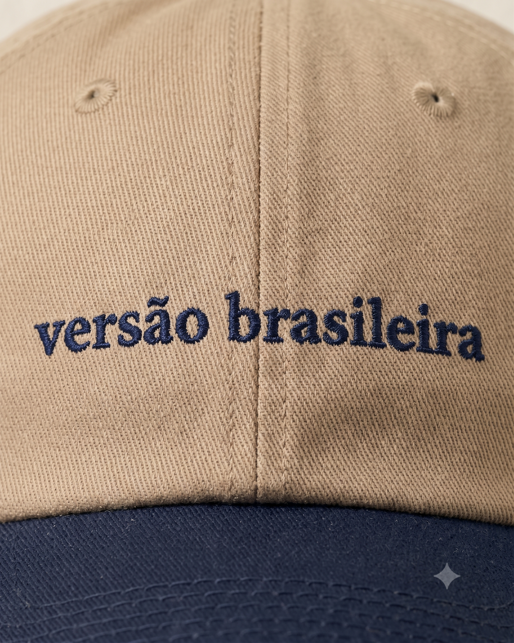 Boné Dad Hat bicolor  tem brasilidade