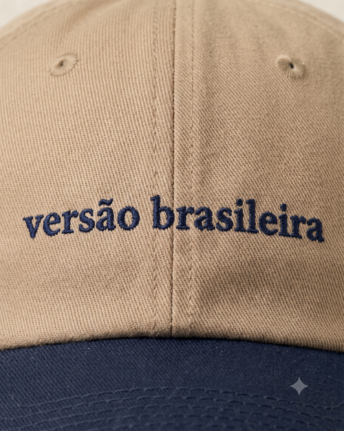 Boné Dad Hat bicolor  tem brasilidade