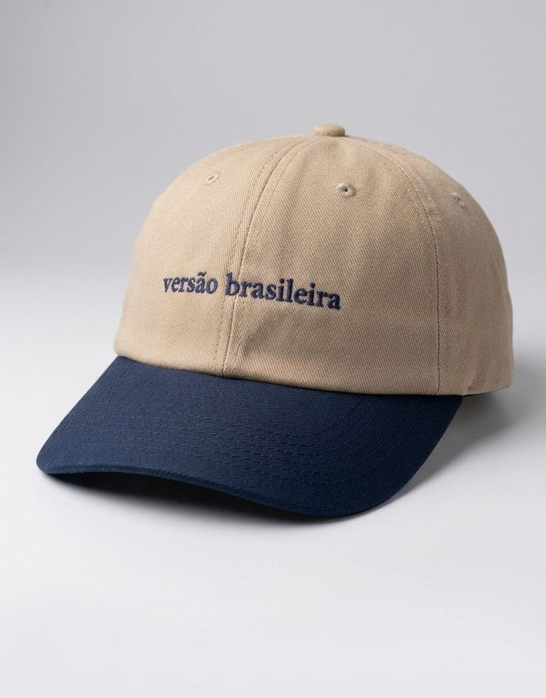 Boné Dad Hat bicolor  tem brasilidade
